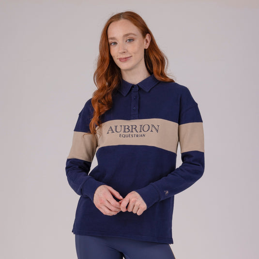 Aubrion Equestrian Button Sweatshirt - Ashurst Equestrian & Country