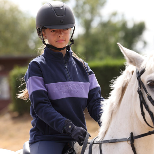 Aubrion Equestrian Quarter Zip Fleece -Young Rider - Ashurst Equestrian & Country
