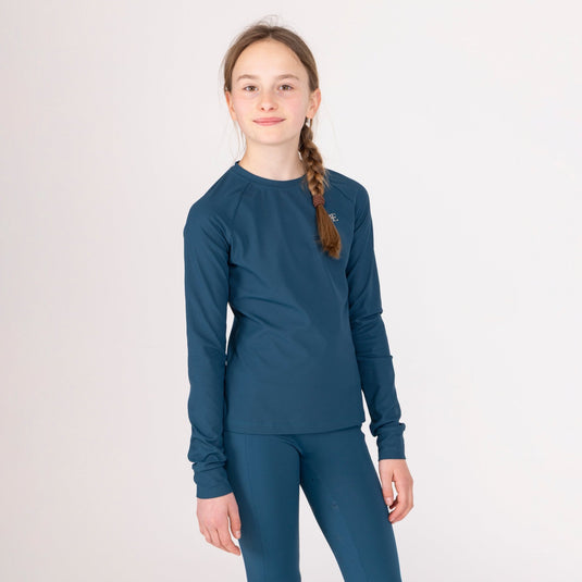Aubrion Equestrian Ribbed Long Sleeve Top - Young Rider - Ashurst Equestrian & Country
