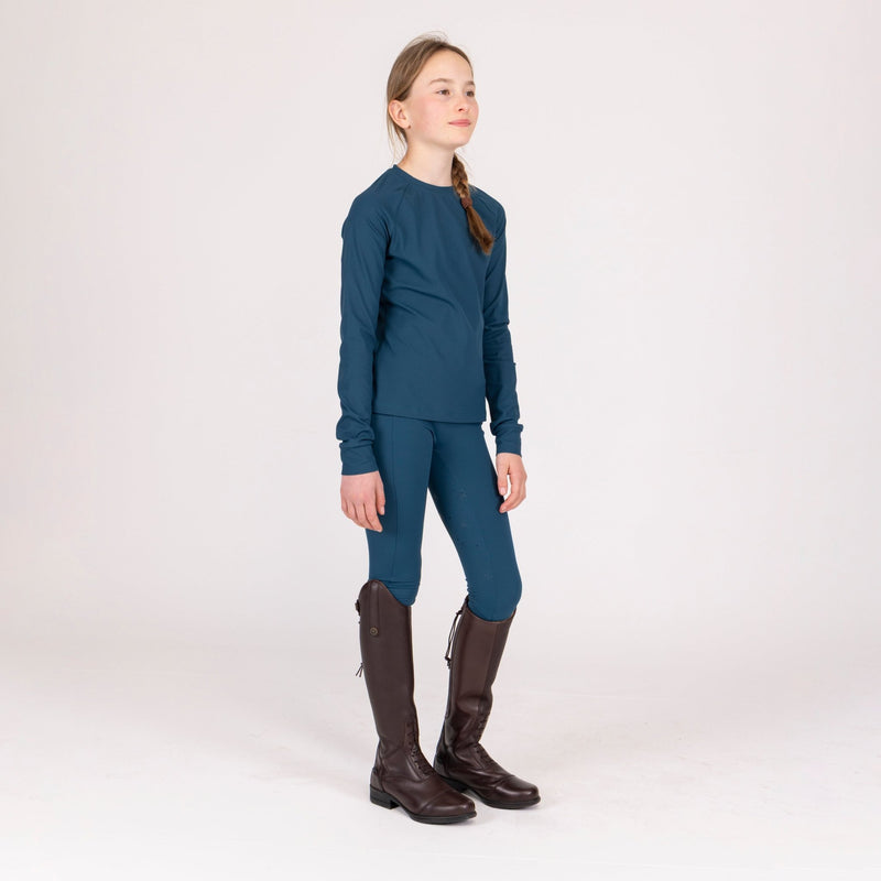 Load image into Gallery viewer, Aubrion Equestrian Riding Winter Tights - Young Rider - Ashurst Equestrian &amp; Country
