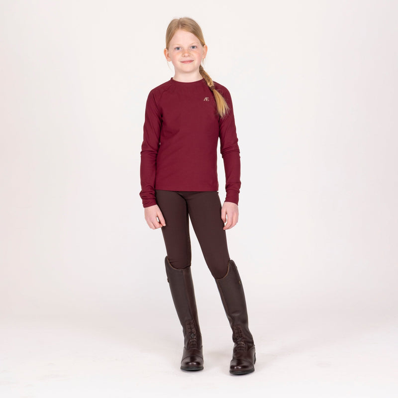 Load image into Gallery viewer, Aubrion Equestrian Riding Winter Tights - Young Rider - Ashurst Equestrian &amp; Country
