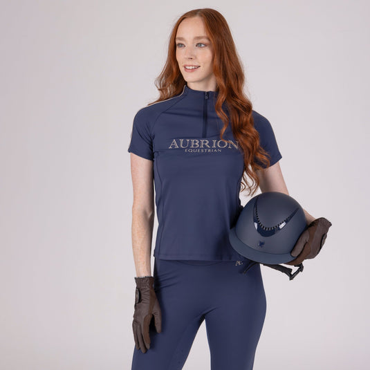 Aubrion Equestrian Short Sleeve Base Layer - Ashurst Equestrian & Country