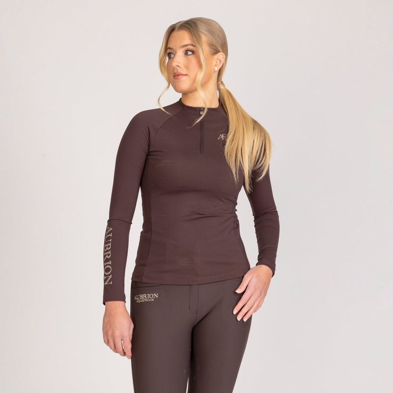Load image into Gallery viewer, Aubrion Equestrian Winter Long Sleeve Base Layer - Ashurst Equestrian &amp; Country
