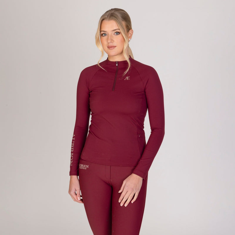 Load image into Gallery viewer, Aubrion Equestrian Winter Long Sleeve Base Layer - Ashurst Equestrian &amp; Country
