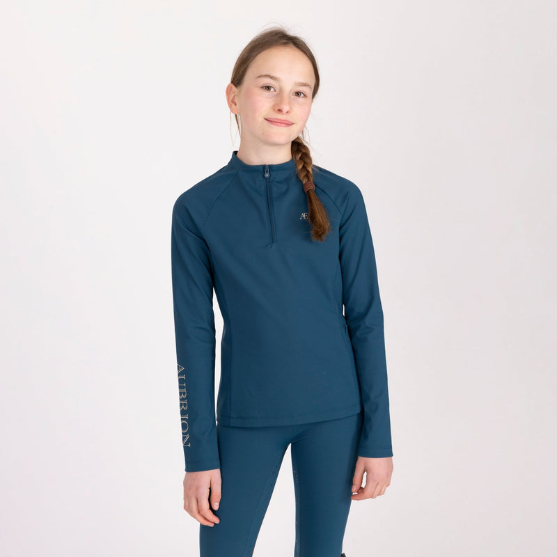 Load image into Gallery viewer, Aubrion Equestrian Winter Long Sleeve Base Layer - Young Rider - Ashurst Equestrian &amp; Country
