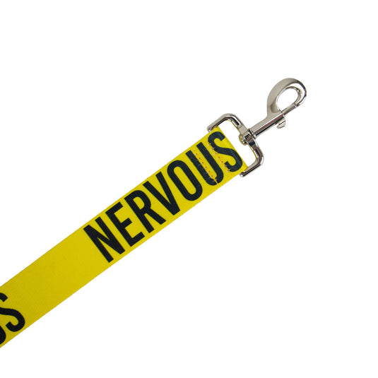 Awareness Training & Safety Dog lead 1.5m 'Hi-Vis NERVOUS' - Ashurst Equestrian & Country
