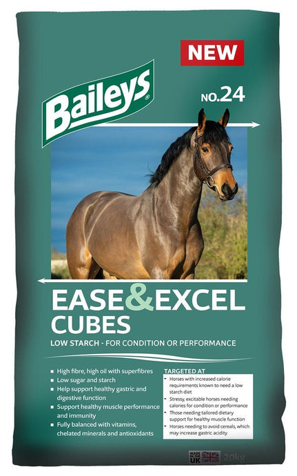 Baileys No.24 Ease & Excel Cubes 20kg - Ashurst Equestrian & Country