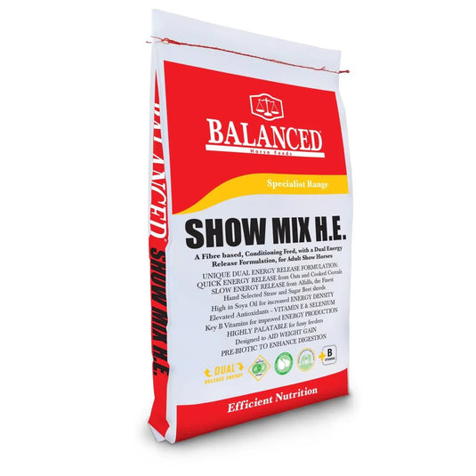 Balanced Show Mix H.E 20kg (High Energy) - Ashurst Equestrian & Country