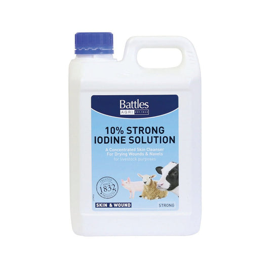 Battles 10% Iodine Solution - 5 litre - Ashurst Equestrian & Country