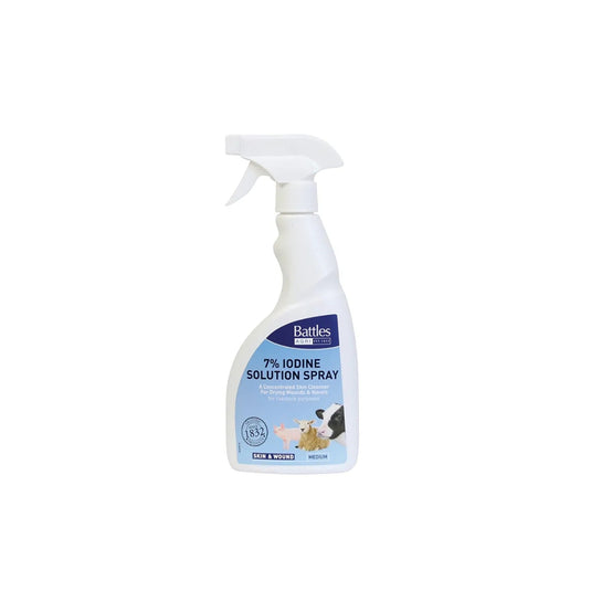 Battles 7% Strong Iodine Spray - Ashurst Equestrian & Country