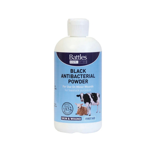 Battles Black Antibacterial Powder - Ashurst Equestrian & Country