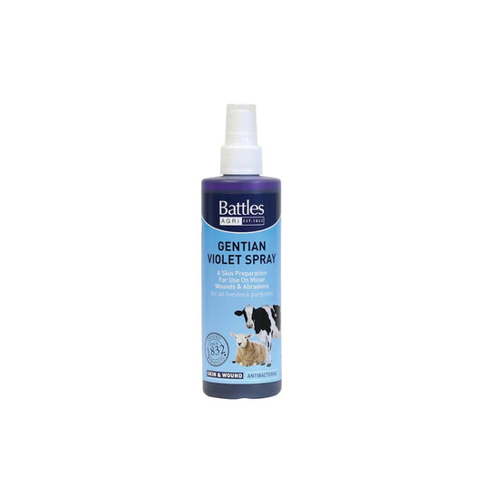 Battles Gentian Violet Spray - Ashurst Equestrian & Country