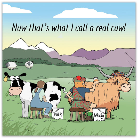 Funny Card - Highland Cow Whiskey