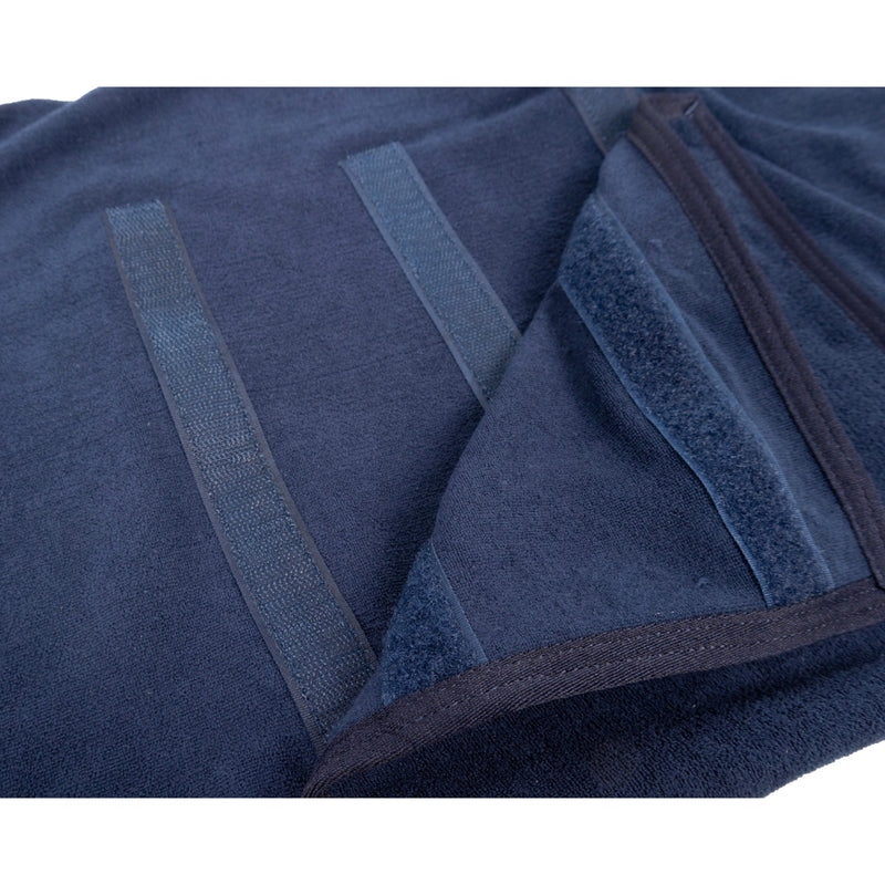 Load image into Gallery viewer, Benji &amp; Flo Classic Drying Dog Robe Navy - Ashurst Equestrian &amp; Country
