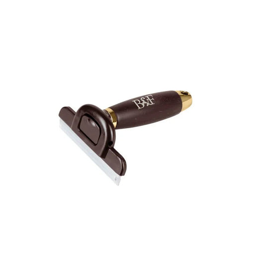 Benji & Flo Gel Handle Deshedding Tool Brown/Gold - Ashurst Equestrian & Country