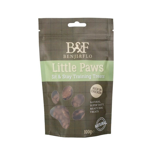Benji & Flo Little Paws Sit & Stay Training Treats Chicken - Ashurst Equestrian & Country