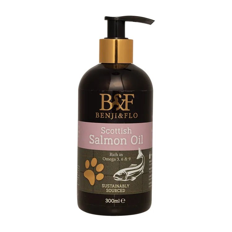 Load image into Gallery viewer, Benji &amp; Flo Scottish Salmon Oil - 300ml - Ashurst Equestrian &amp; Country
