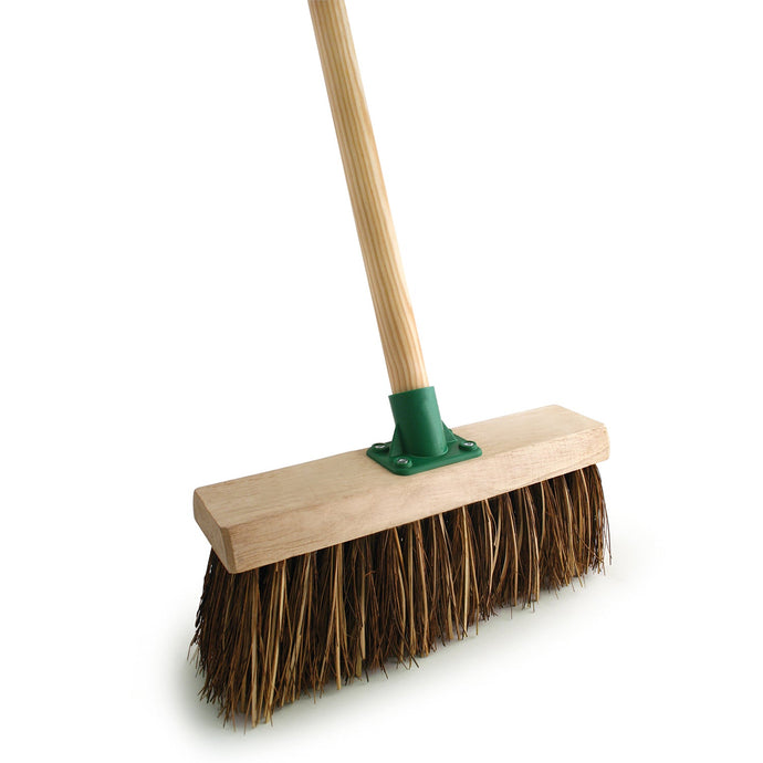 Bentley Brushes Broom Flat Top Bassine With Fitted Handle - Ashurst Equestrian & Country