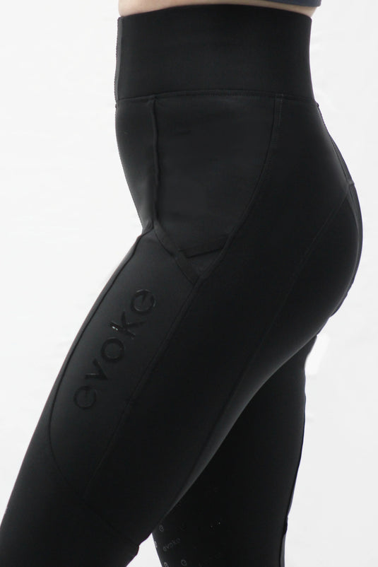 Evoke Performance Riding Leggings - Knee Grip