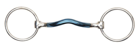 Blue Sweet Iron Loose Ring With Mullen Mouth - Ashurst Equestrian & Country