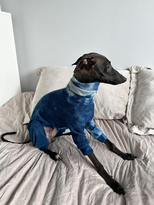 Blue Tie Dye Woolly Jersey - Ashurst Equestrian & Country