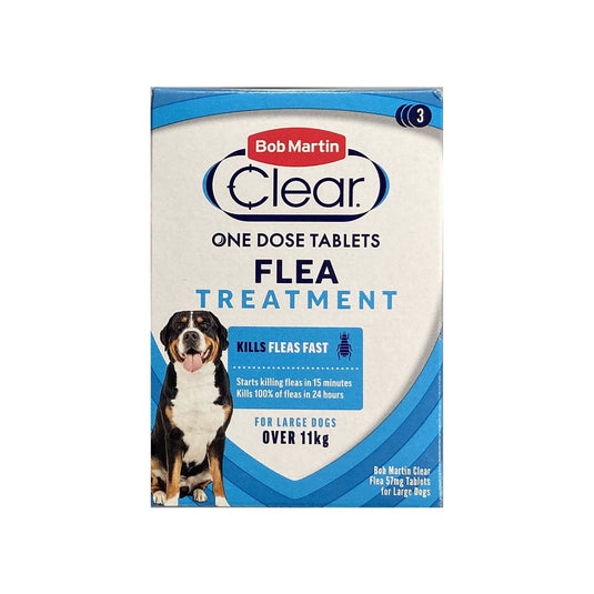 Bob Martin Clear Flea Tablets For Large Dogs Over 11 Kg - Ashurst Equestrian & Country