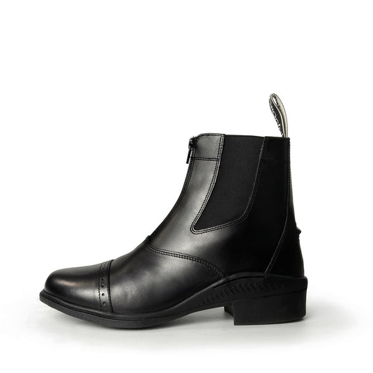 Brogini Tivoli Leather Paddock Boots Black - Ashurst Equestrian & Country