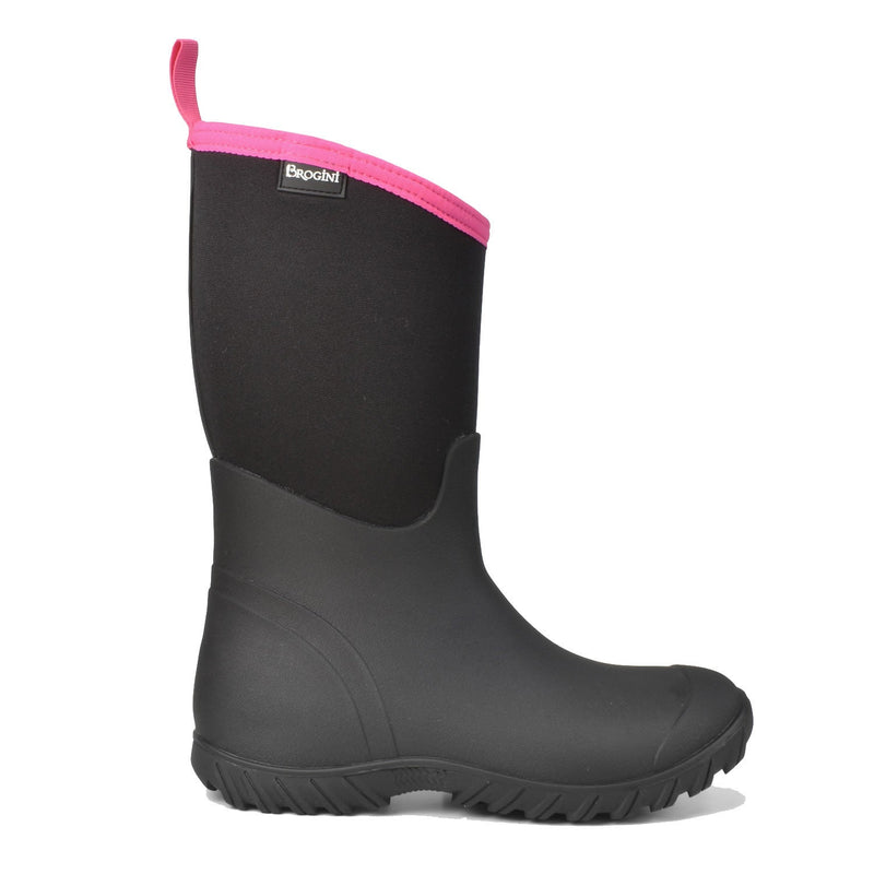 Load image into Gallery viewer, Brogini Wb145 Keswick Ladies Muck Boots Black/Pink - Ashurst Equestrian &amp; Country
