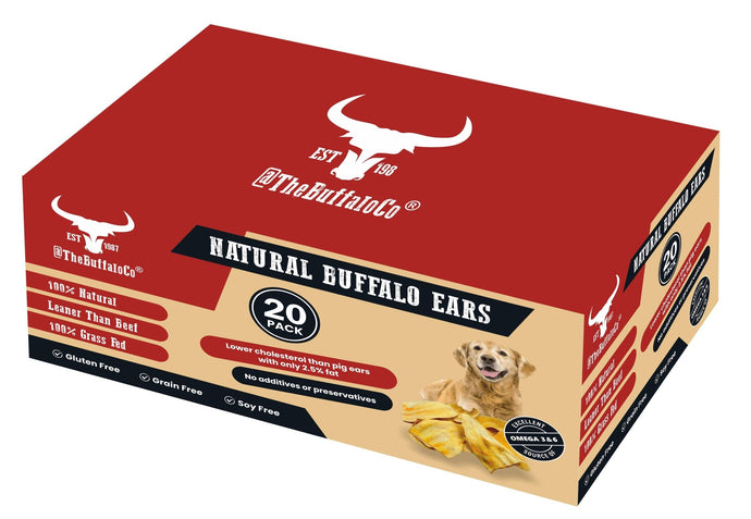 Buffalo Ears - Dog Treats - 20 Box - Ashurst Equestrian & Country