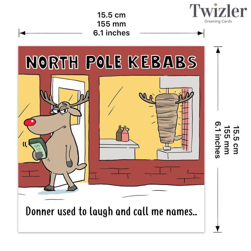 Load image into Gallery viewer, Donner Kebab - Funny Christmas Card
