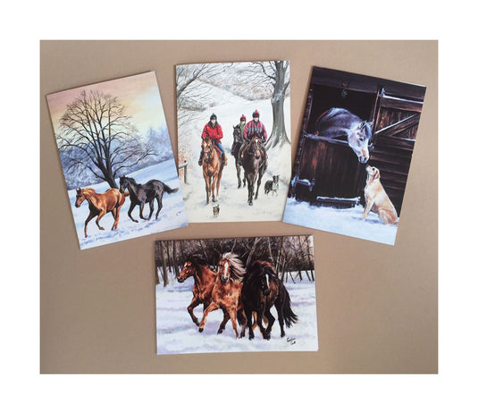 Caroline Cook Christmas Cards - Ashurst Equestrian & Country