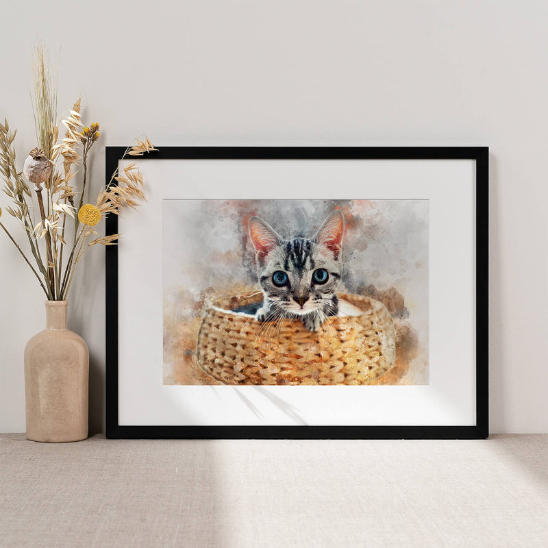 Load image into Gallery viewer, Watercolour Pet Portrait
