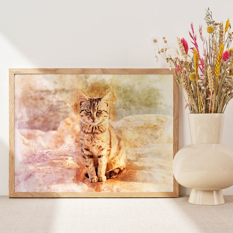 Load image into Gallery viewer, Watercolour Pet Portrait

