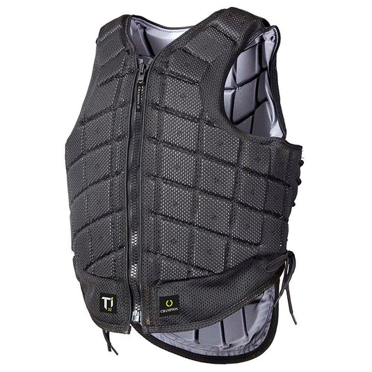 Champion Titanium Ti22 Bodyprotector Child Short Black - Ashurst Equestrian & Country
