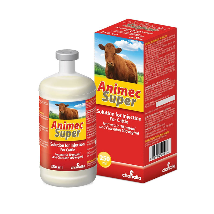 Chanelle Animec Super 10 Mg/Ml Solution For Injection - Ashurst Equestrian & Country