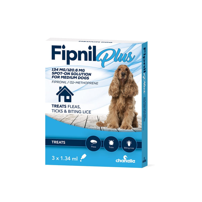 Chanelle Fipnil Plus Spot On For Medium Dogs - Ashurst Equestrian & Country