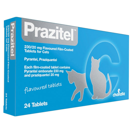 Chanelle Prazitel Flavoured Cat Wormer Tablets - Ashurst Equestrian & Country