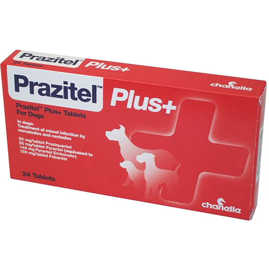 Chanelle Prazitel Plus+ Flavoured Dog Wormer Tabs - Ashurst Equestrian & Country