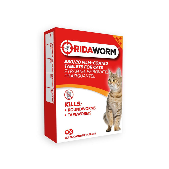 Chanelle Ridaworm Cat Tablets - Ashurst Equestrian & Country