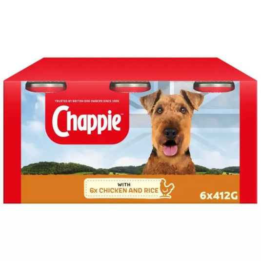 Chappie Chicken and Rice Tins 6x412g - Ashurst Equestrian & Country