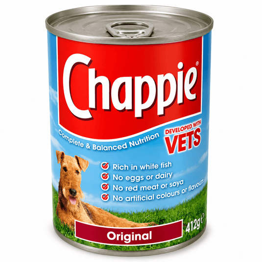 Chappie Original Tins 12 x 412g - Ashurst Equestrian & Country