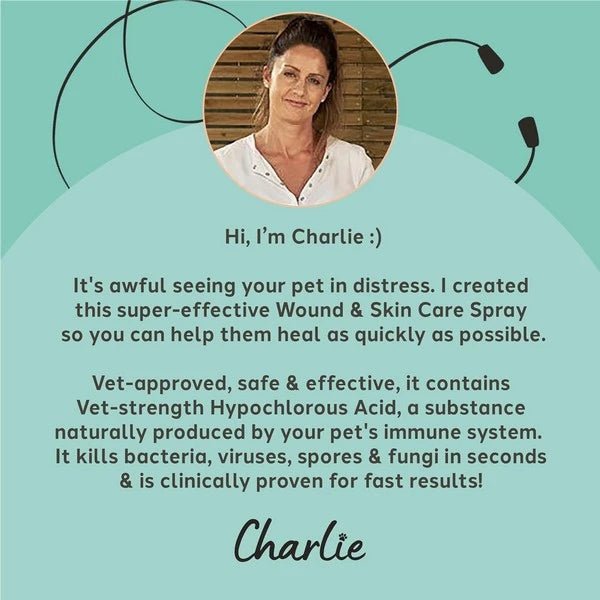 Load image into Gallery viewer, Charlie The Vet Antiseptic Wound &amp; Skin Care Spray for All Animals 100ml - Ashurst Equestrian &amp; Country
