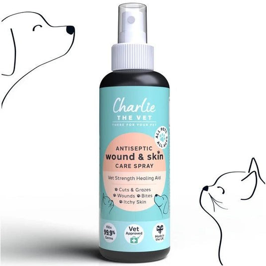 Charlie The Vet Antiseptic Wound & Skin Care Spray for All Animals 100ml - Ashurst Equestrian & Country