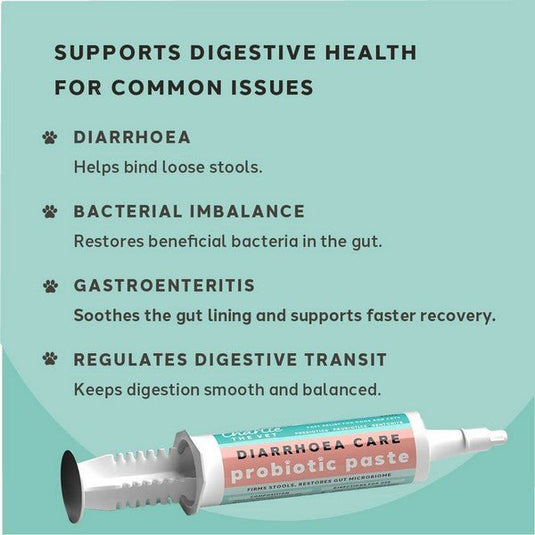 Charlie The Vet Diarrhoea Care Probiotic Paste For Dogs & Cats 60ml - Ashurst Equestrian & Country