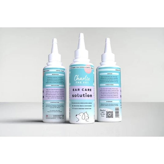Charlie The Vet Ear Care Solution For Dogs and Cats 100ml - Ashurst Equestrian & Country