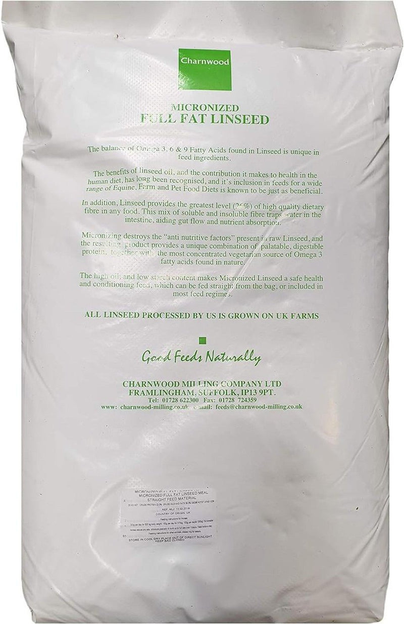 Load image into Gallery viewer, Charnwood Micronised Linseed 20kg - Ashurst Equestrian &amp; Country
