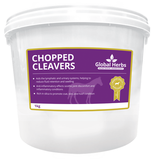 Chopped Cleavers - Global Herbs - Ashurst Equestrian & Country