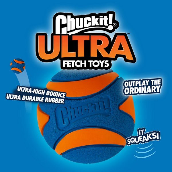 Load image into Gallery viewer, Chuckit! Ultra Squeaker Ball 1 Pack Large 7.3cm - Ashurst Equestrian &amp; Country
