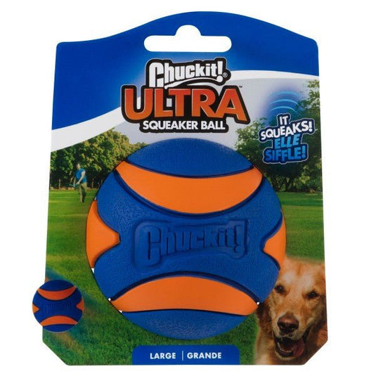 Chuckit! Ultra Squeaker Ball 1 Pack Large 7.3cm - Ashurst Equestrian & Country