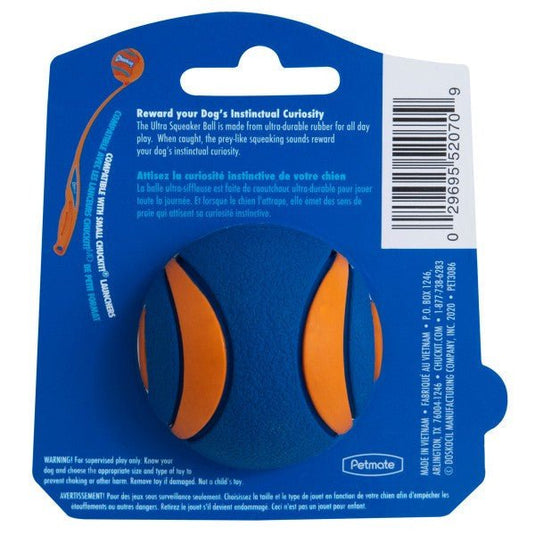 Chuckit! Ultra Squeaker Ball 1 Pack Large 7.3cm - Ashurst Equestrian & Country
